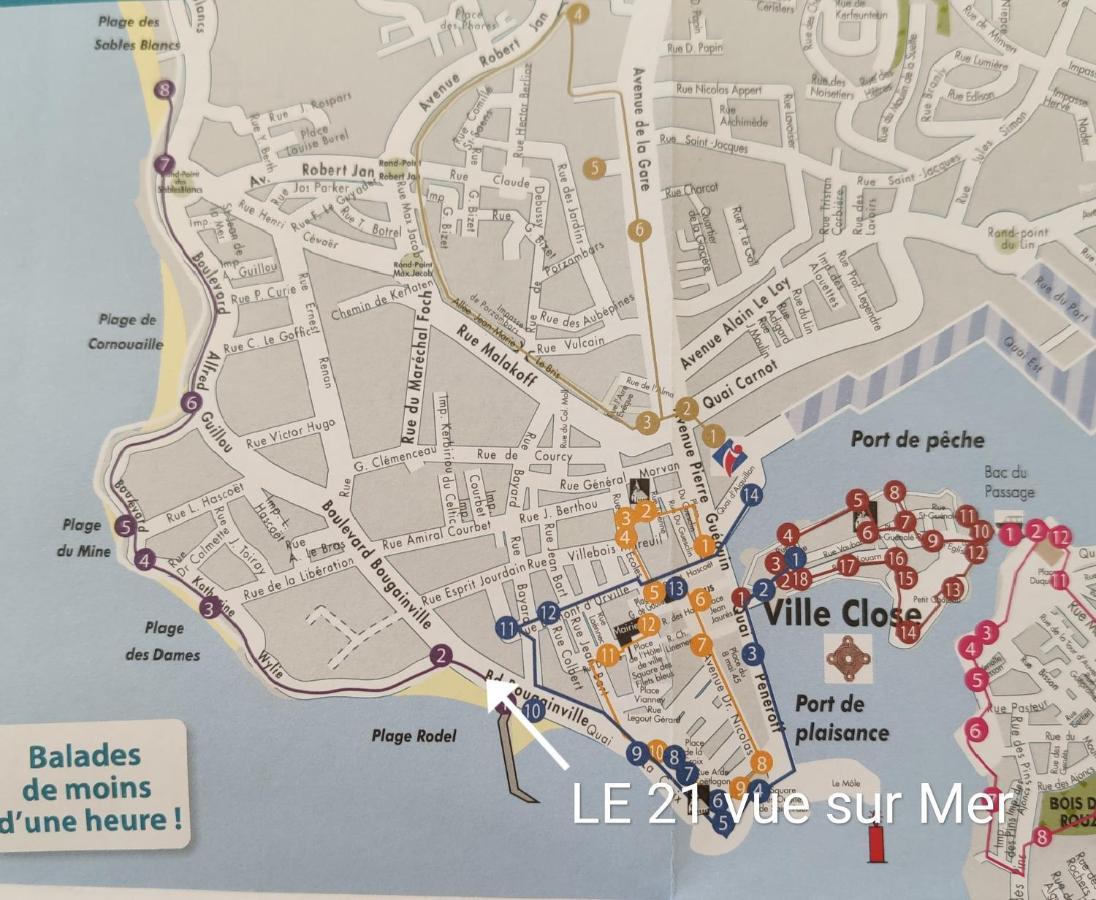 Le 21 Vue Sur Mer Concarneau Exteriér fotografie
